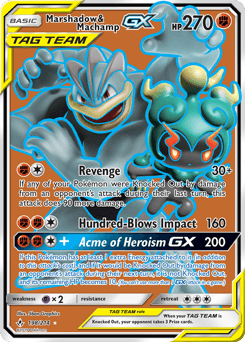 Marshadow & Machamp-GX - Holofoil