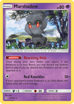 Marshadow - Reverse Holofoil