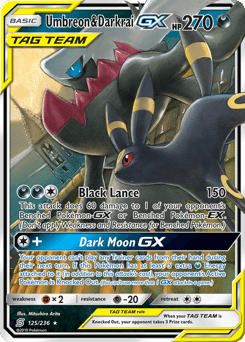 Umbreon & Darkrai-GX - Holofoil