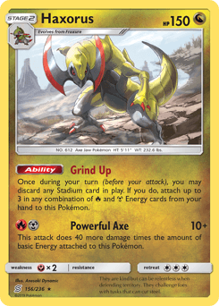 Haxorus - Reverse Holofoil