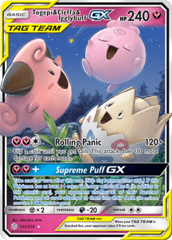 Togepi & Cleffa & Igglybuff-GX - Holofoil