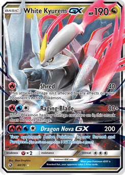 White Kyurem-GX - Holofoil
