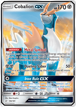 Cobalion-GX - Holofoil