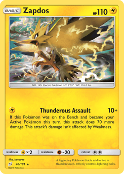 Zapdos - Reverse Holofoil