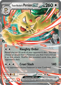 Team Rocket's Persian ex - Holofoil