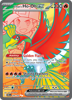 Ethan's Ho-Oh ex - Holofoil