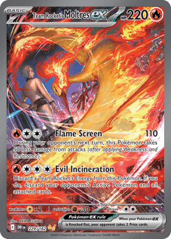 Team Rocket's Moltres ex - Holofoil