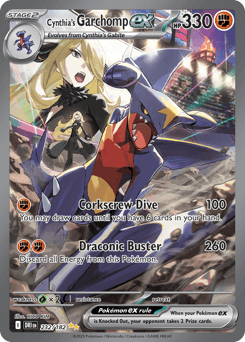 Cynthia's Garchomp ex - Holofoil