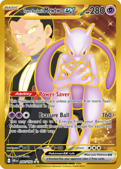 Team Rocket's Mewtwo ex - Holofoil