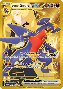 Cynthia's Garchomp ex - Holofoil