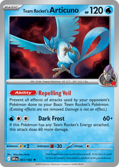 Team Rocket's Articuno - Reverse Holofoil