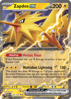 Zapdos ex - Holofoil