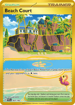 Beach Court - Holofoil