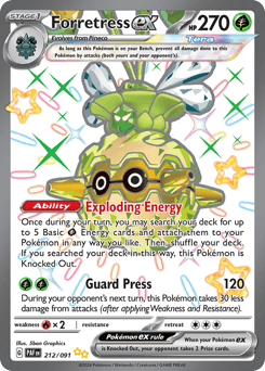 Forretress ex - Holofoil