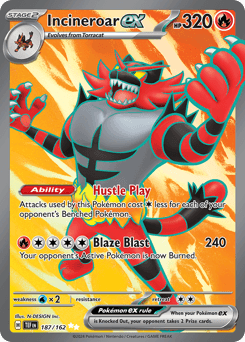 Incineroar ex - Holofoil
