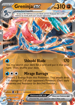 Greninja ex - Holofoil