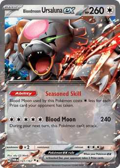 Bloodmoon Ursaluna ex - Holofoil