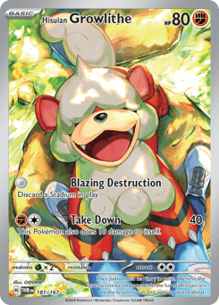 Hisuian Growlithe - Holofoil