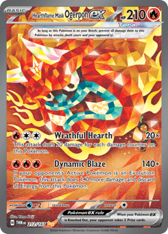 Hearthflame Mask Ogerpon ex - Holofoil