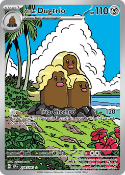 Alolan Dugtrio - Holofoil