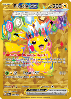 Pikachu ex - Holofoil