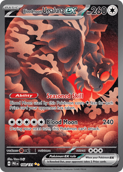 Bloodmoon Ursaluna ex - Holofoil