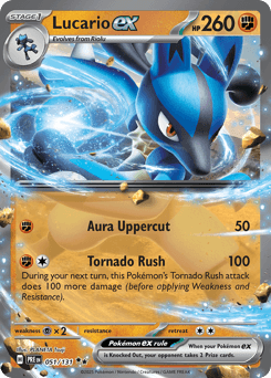 Lucario ex - Holofoil