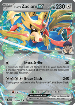 Hop's Zacian ex - Holofoil