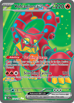 Volcanion ex - Holofoil