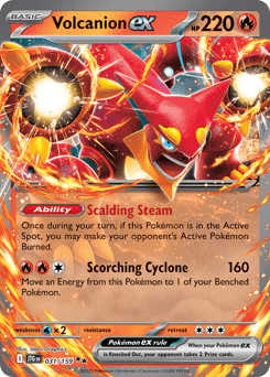 Volcanion ex - Holofoil