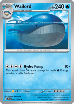 Wailord - Reverse Holofoil