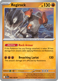 Regirock - Reverse Holofoil