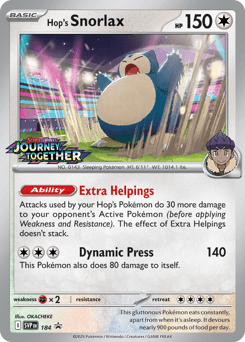Hop's Snorlax - Holofoil
