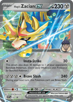 Hop's Zacian ex - Holofoil