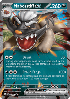 Mabosstiff ex - Holofoil