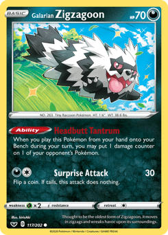 Galarian Zigzagoon - Normal