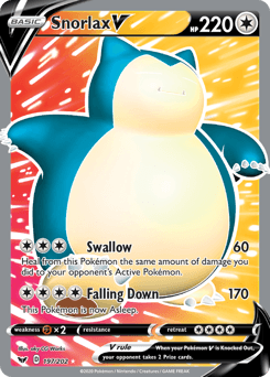 Snorlax V - Holofoil
