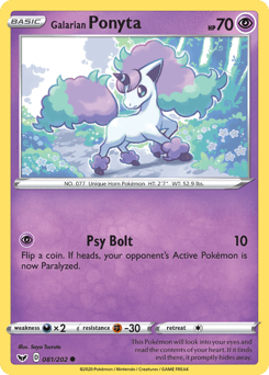 Galarian Ponyta - Normal