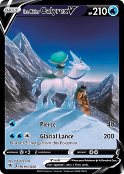 Ice Rider Calyrex V - Holofoil