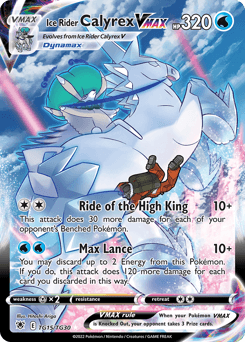 Ice Rider Calyrex VMAX - Holofoil