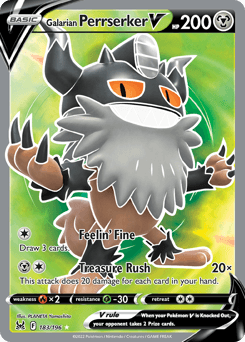 Galarian Perrserker V - Holofoil