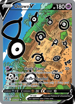 Unown V - Holofoil