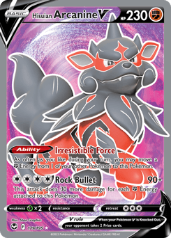 Hisuian Arcanine V - Holofoil