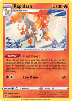 Rapidash - Reverse Holofoil