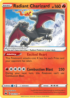 Radiant Charizard - Holofoil