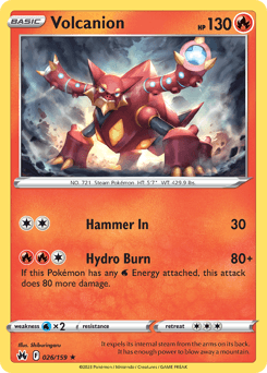 Volcanion - Reverse Holofoil