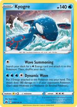Kyogre - Reverse Holofoil