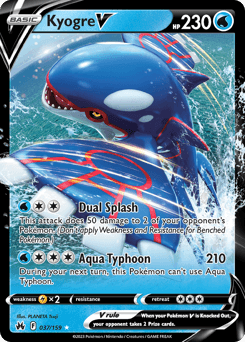 Kyogre V - Holofoil