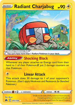 Radiant Charjabug - Holofoil