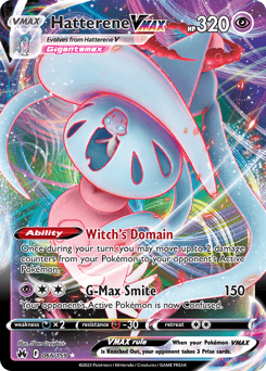 Hatterene VMAX - Holofoil